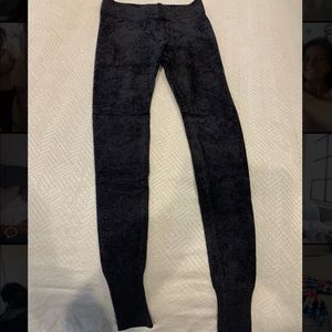 Free People Crushed Velvet Leggings